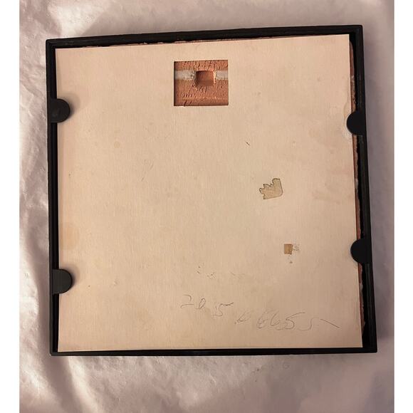 Native American Tile/Clay/Ceramic Print Portrait of a young Child Girl Wall Art - Picture 3 of 12